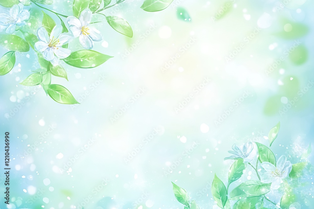 A tranquil spring backdrop filled with gentle hues and blooming flowers, perfect for enhancing creative projects or seasonal themes, evoking freshness and renewal A tranquil spring backdrop filled with gentle hues and blooming flowers, perfect for enhancing creative projects or seasonal themes, evoking freshness and renewal