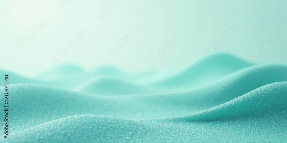 Obraz premium Serene Aqua Undulations A Textured Abstract Background of Soft, Rolling Hills with a Delicate, Watery Sheen
