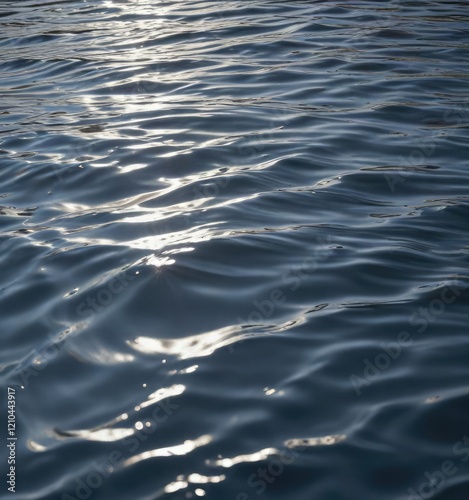 Abstract patterns of sunlight and shadows on rippling water, abstract, reflection