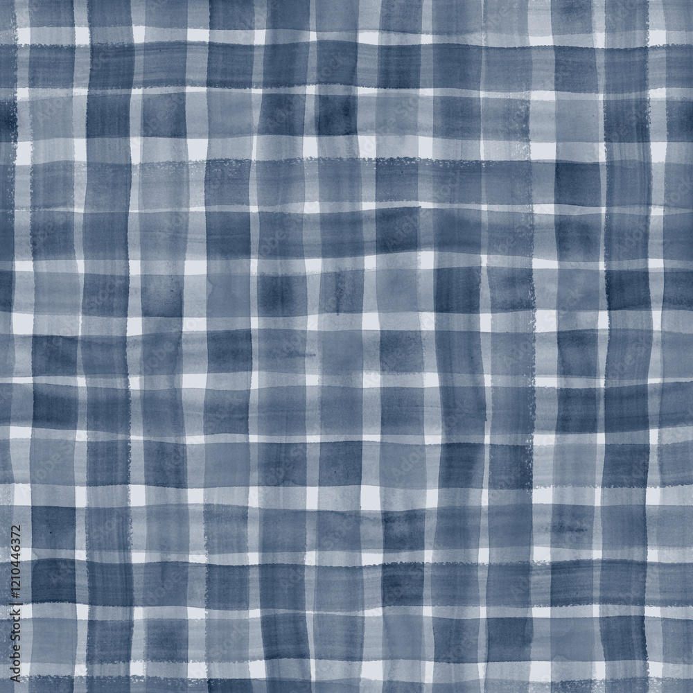 Watercolor stripe plaid seamless pattern. Grey stripes on white background Watercolor stripe plaid seamless pattern. Grey stripes on white background