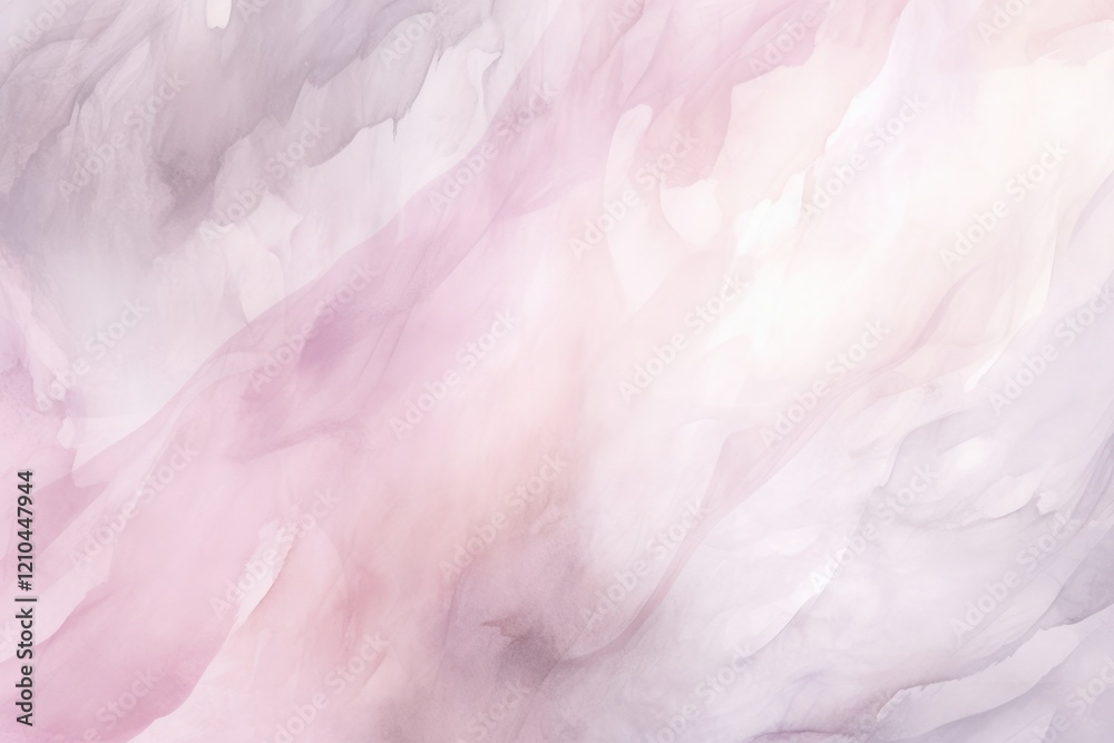 Obraz premium Hand Painted Watercolor Abstract Texture in Pink and Gray for Neutral Decorative Art Background
