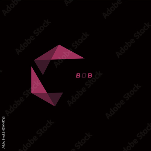 BOA creative minimalist letter logo. BOA unique vector initials alphabet letter logo design