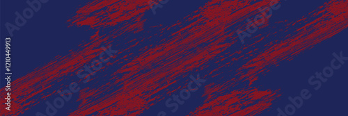 background red halftone dot pattern elements. Abstract brush grunge background.