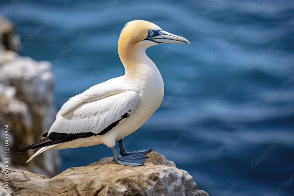 Northern Gannet in the Wild: Majestic Bird of the Sea Northern Gannet in the Wild: Majestic Bird of the Sea
