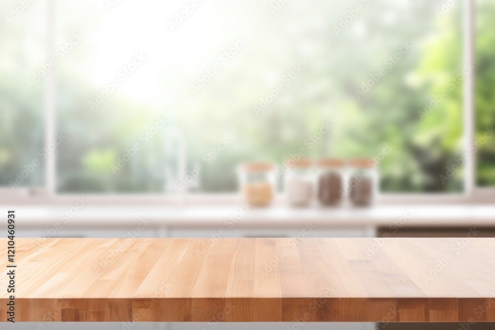 Empty beautiful wood table backgrounds kitchen window Empty beautiful wood table backgrounds kitchen window