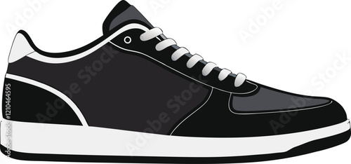 black and white sneakers