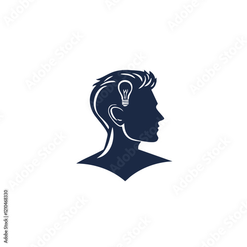 Idea Generation Creative Mind Concept. Vector Image
