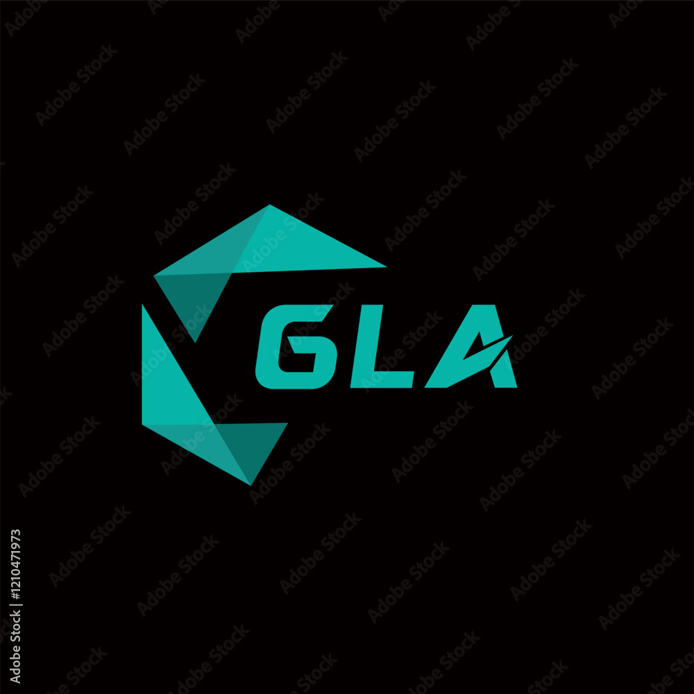 GLA creative minimalist letter logo. GLA unique vector initials alphabet letter logo design GLA creative minimalist letter logo. GLA unique vector initials alphabet letter logo design