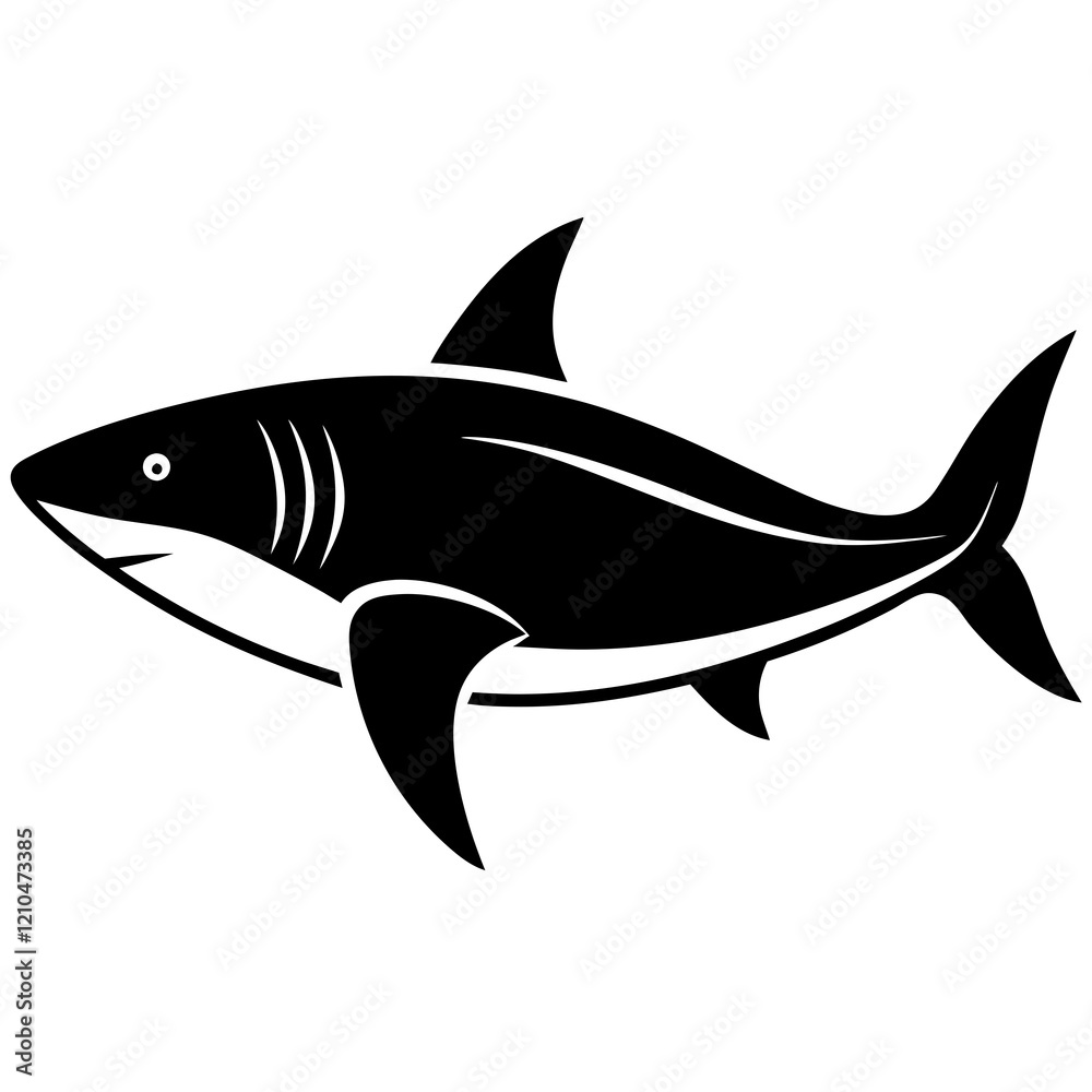 shark silhouette vector illustrator shark silhouette vector illustrator