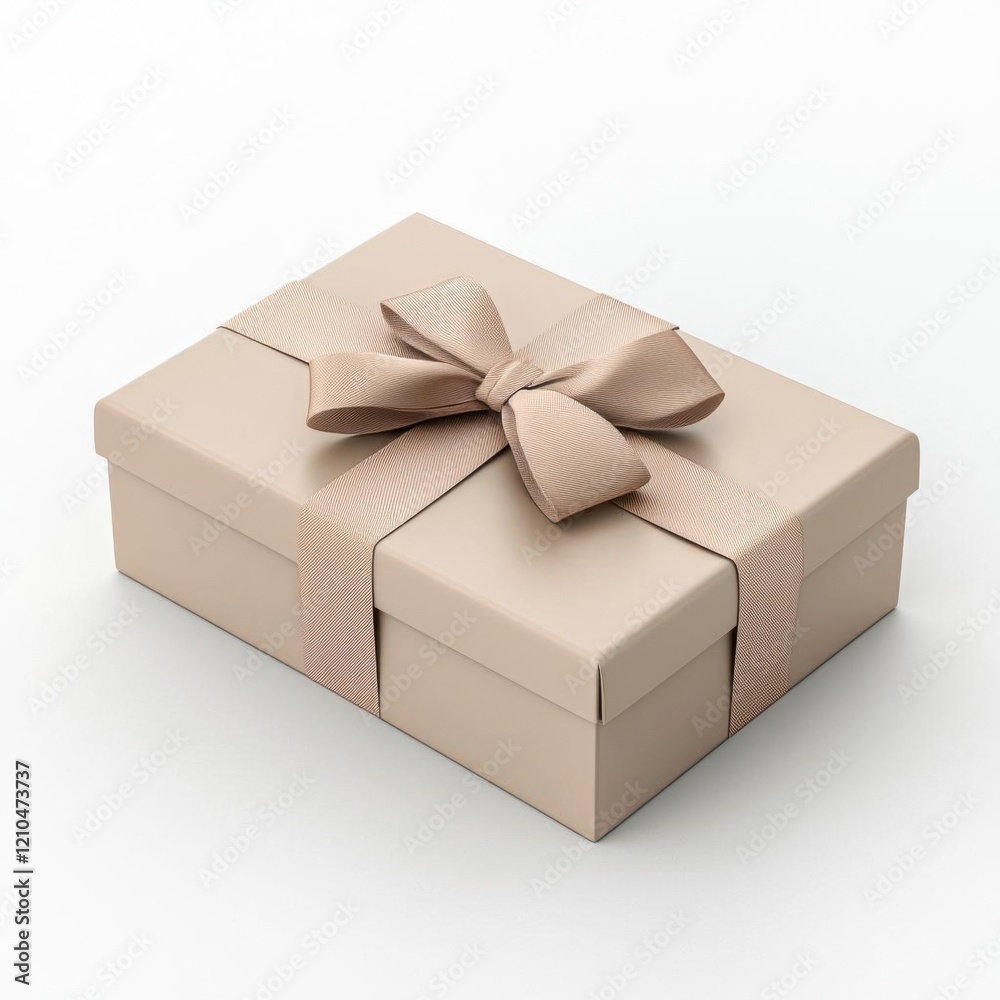 Elegant Cascading Ribbon Gift Box 3D Mockup Elegant Cascading Ribbon Gift Box 3D Mockup