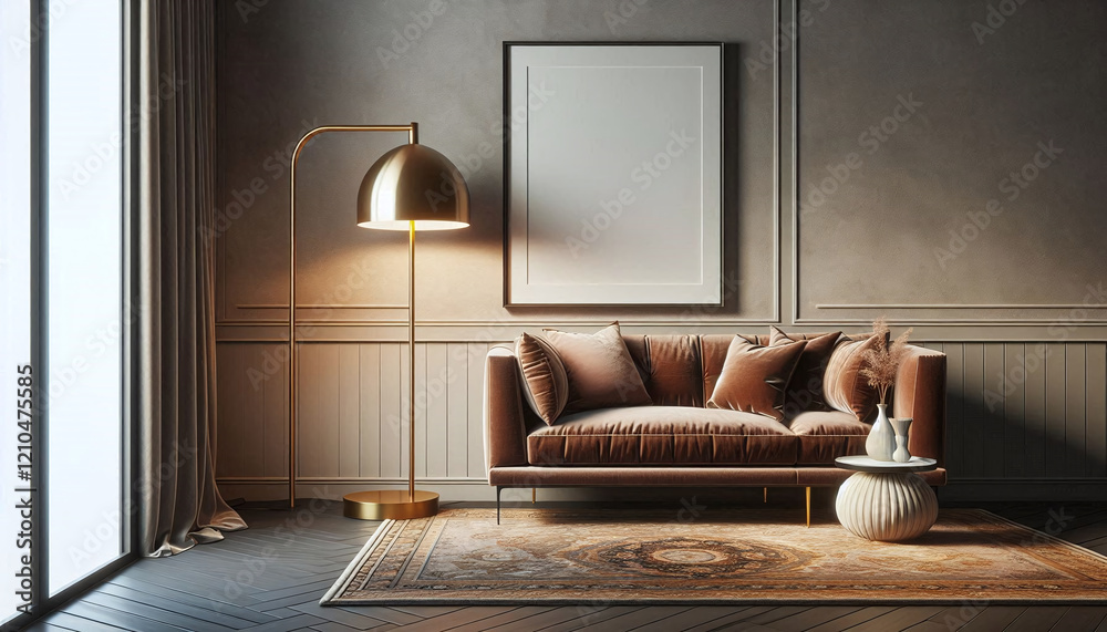 Elegant Living Room with Modern Furniture
