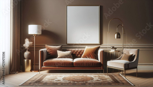 Elegant Living Room with Modern Furniture