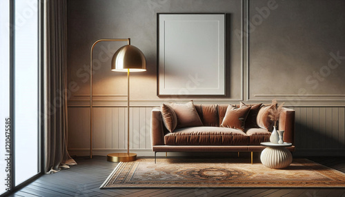 Elegant Living Room with Modern Furniture