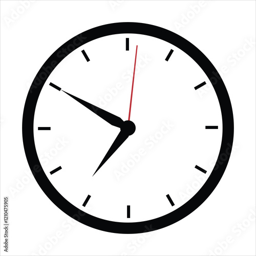 clock isolated on white background