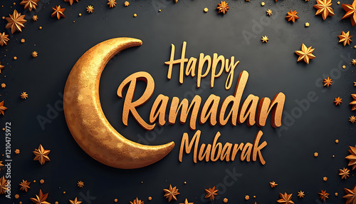 Ramadan Mubarak social media web banner, poster and background