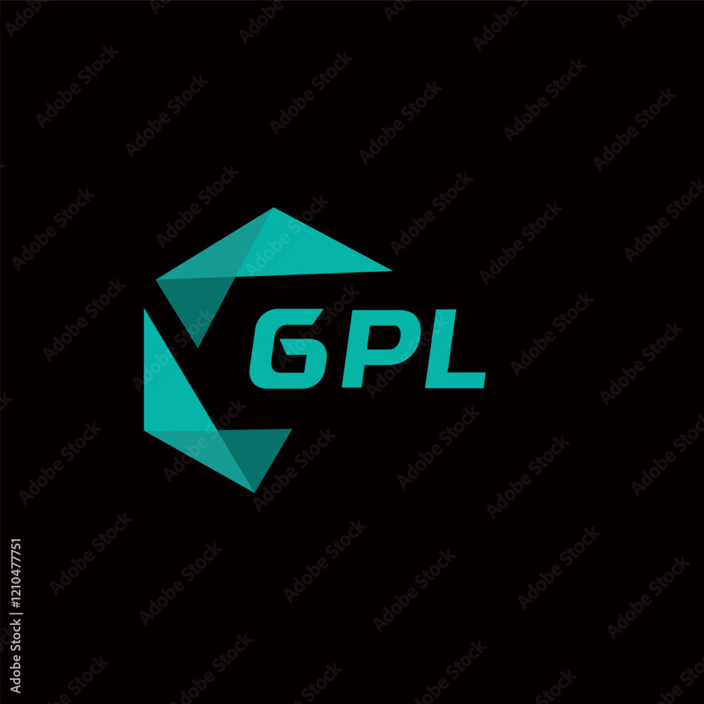 GPL creative minimalist letter logo. GPL unique vector initials alphabet letter logo design GPL creative minimalist letter logo. GPL unique vector initials alphabet letter logo design