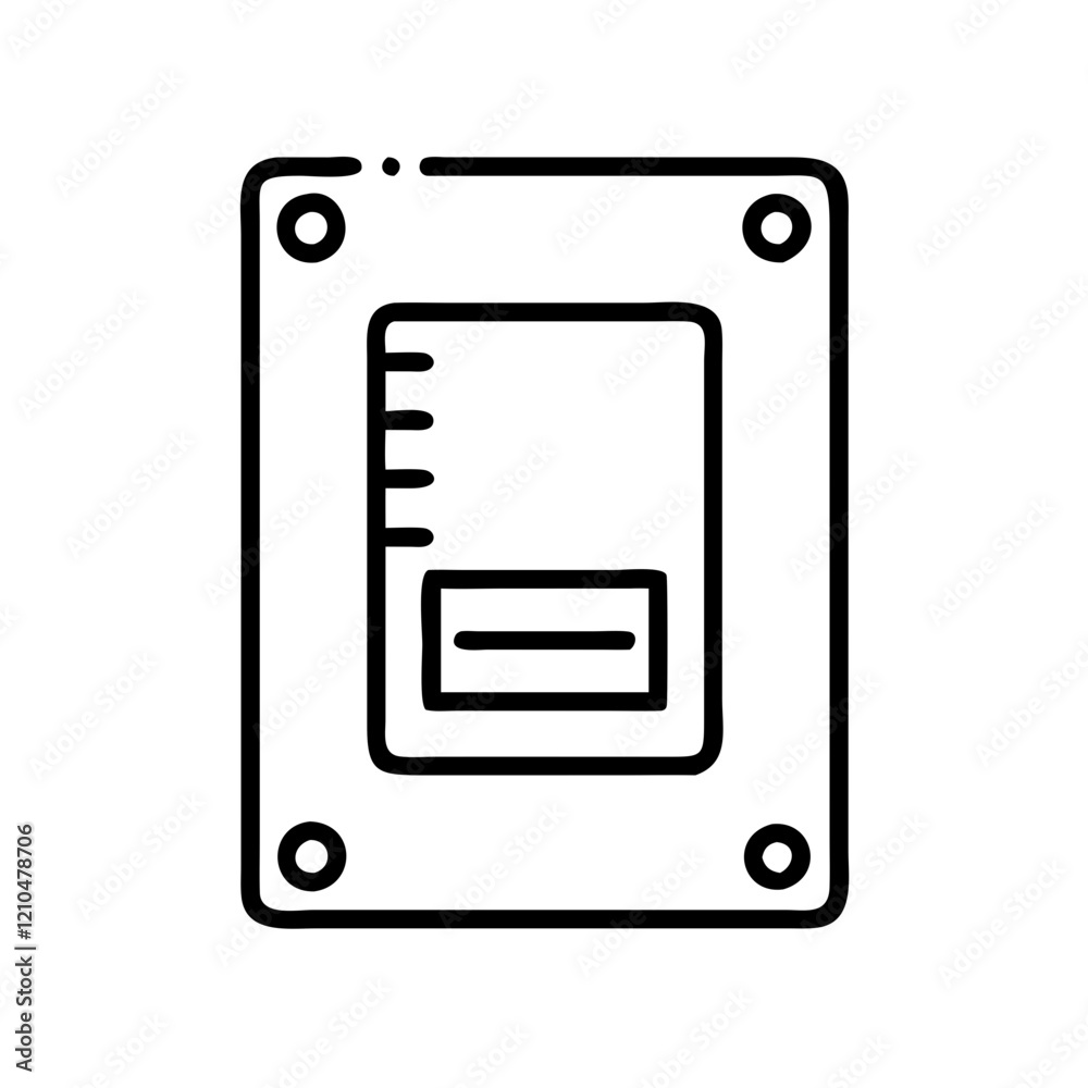 ssd icon, ssd line art - simple line art of ssd, perfect for ssd logos and icons ssd icon, ssd line art - simple line art of ssd, perfect for ssd logos and icons