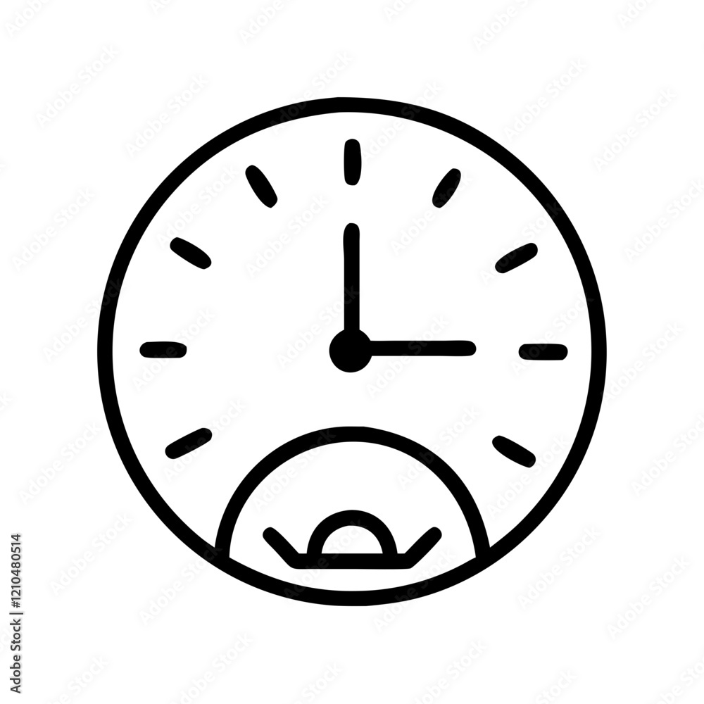 sunrise clock icon, sunrise clock line art - simple line art of sunrise clock, perfect for sunrise clock logos and icons sunrise clock icon, sunrise clock line art - simple line art of sunrise clock, perfect for sunrise clock logos and icons