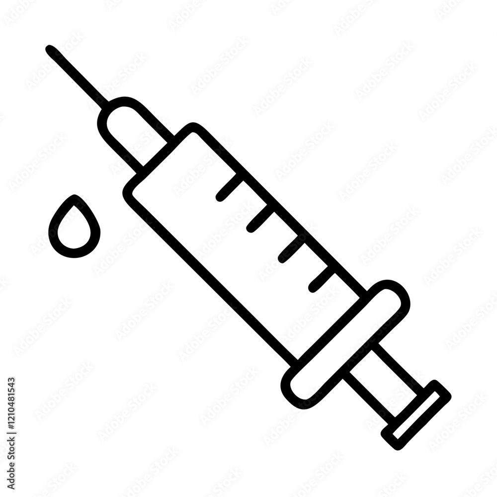 syringe with medicine icon, syringe with medicine line art - simple line art of syringe with medicine, perfect for syringe with medicine logos and icons syringe with medicine icon, syringe with medicine line art - simple line art of syringe with medicine, perfect for syringe with medicine logos and icons