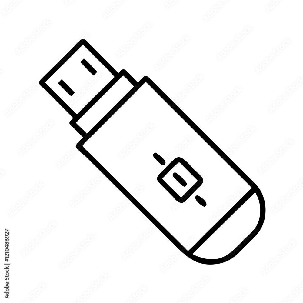 usb drive icon, usb drive line art - simple line art of usb drive, perfect for usb drive logos and icons usb drive icon, usb drive line art - simple line art of usb drive, perfect for usb drive logos and icons