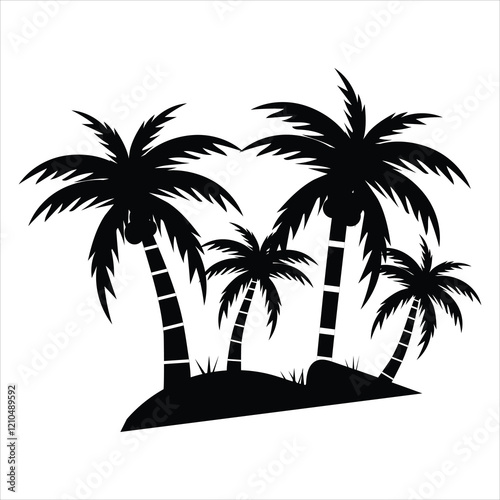 palm tree silhouette