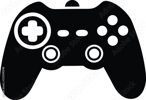 Game Controller silhouette,Video Game Controller silhouette