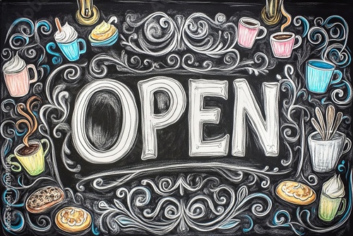 Chalkboard-style 