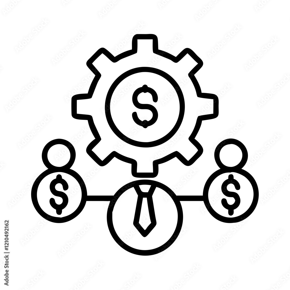 wealth management icon, wealth management line art - simple line art of wealth management, perfect for wealth management logos and icons wealth management icon, wealth management line art - simple line art of wealth management, perfect for wealth management logos and icons