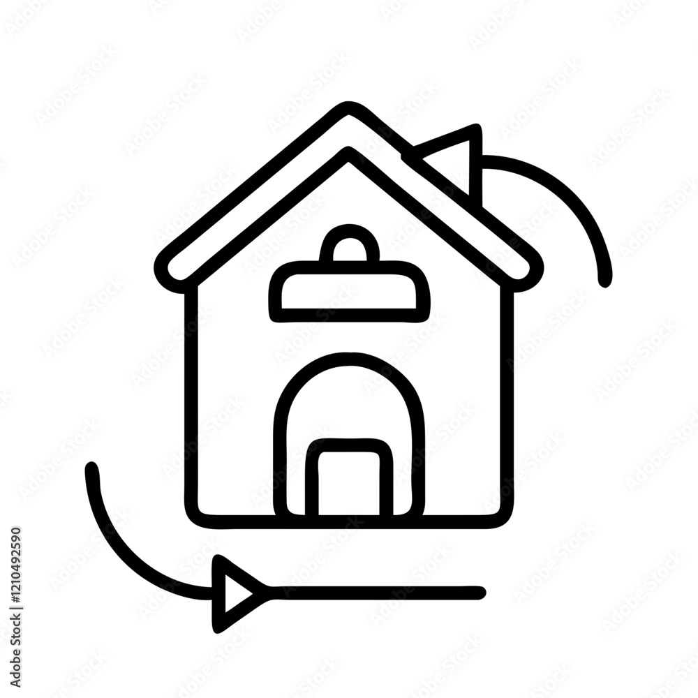 welcome back to school icon, welcome back to school line art - simple line art of welcome back to school, perfect for welcome back to school logos and icons