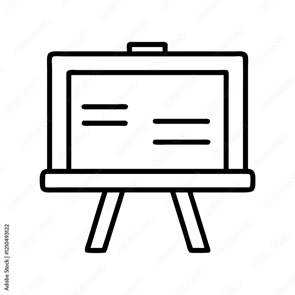 whiteboard icon, whiteboard line art - simple line art of whiteboard, perfect for whiteboard logos and icons whiteboard icon, whiteboard line art - simple line art of whiteboard, perfect for whiteboard logos and icons