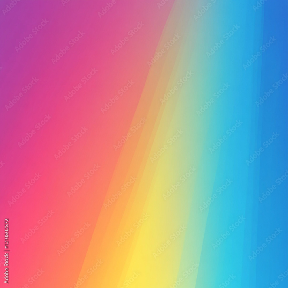 A smooth gradient transitioning from pink to yellow to blue, creating a vibrant and colorful background A smooth gradient transitioning from pink to yellow to blue, creating a vibrant and colorful background