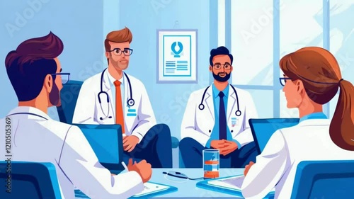 Medical Team Meeting Collaborative Healthcare Planning