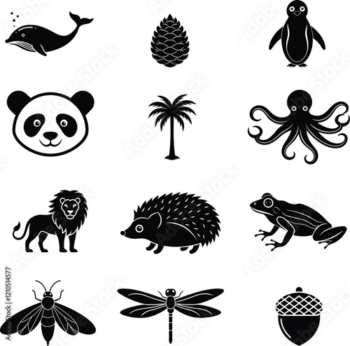 Cute kids elements vector set.