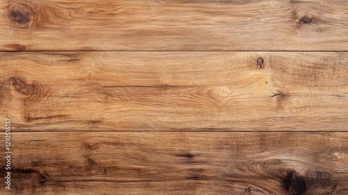 Wallpaper Mural Detailed close-up of three horizontal brown wooden planks with a textured surface Torontodigital.ca