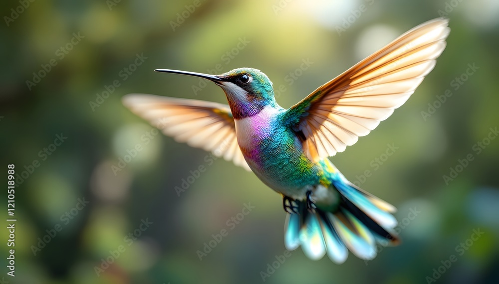 Vibrant Hummingbird in Flight Stunning Nature Photography Vibrant Hummingbird in Flight Stunning Nature Photography