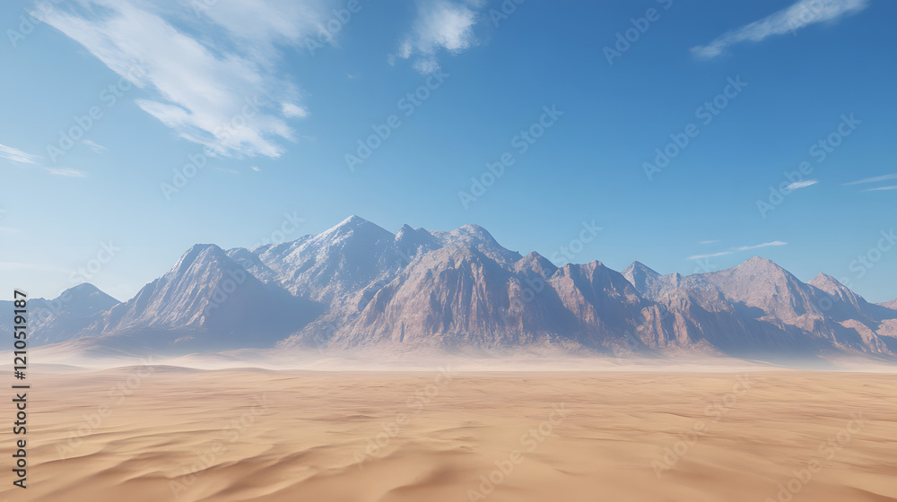 Naklejka premium landscape with blue sky