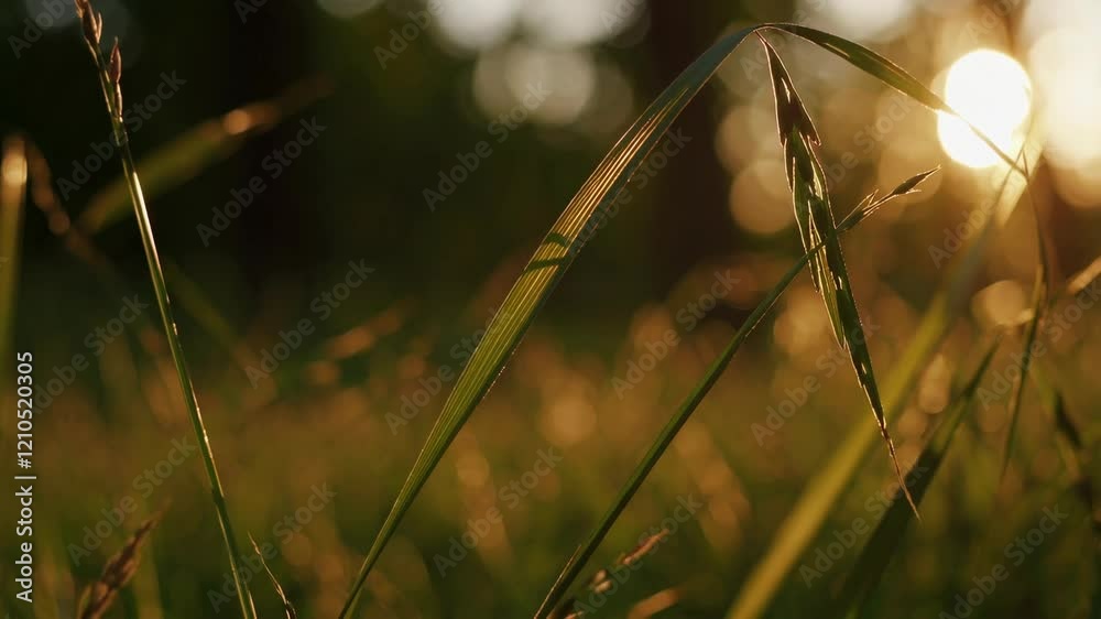 Abstract soft focus sunset field landscape of yellow flowers and grass meadow warm golden hour sunset sunrise time. Tranquil spring summer nature forest background Abstract soft focus sunset field landscape of yellow flowers and grass meadow warm golden hour sunset sunrise time. Tranquil spring summer nature forest background