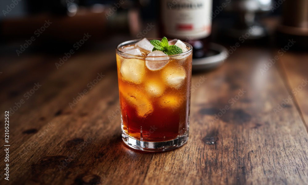 Dark 'n' Stormy with Dark Rum and Ginger Beer Dark 'n' Stormy with Dark Rum and Ginger Beer