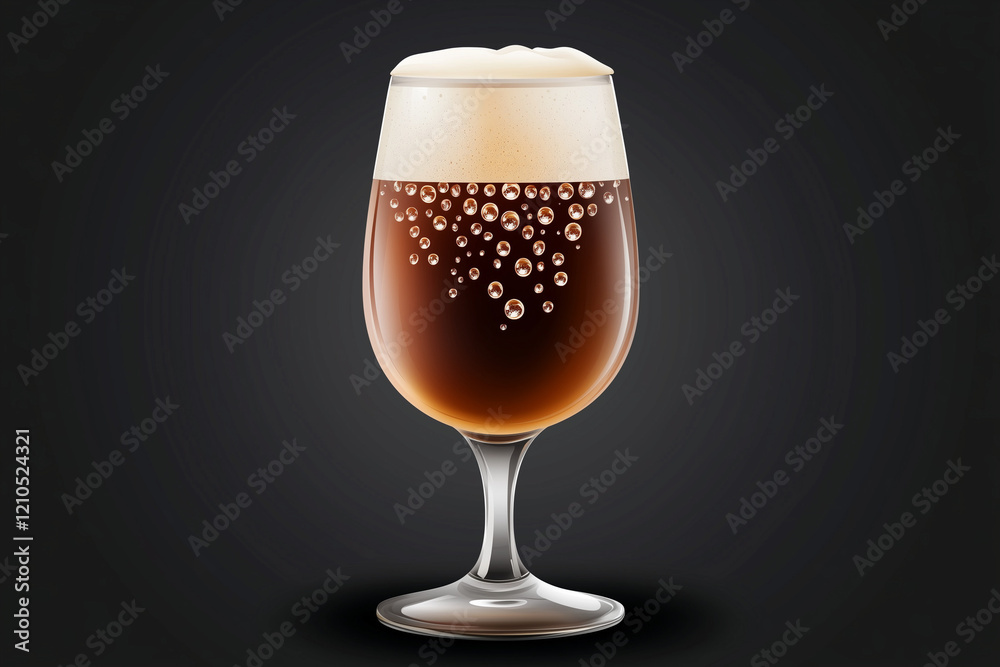 Realistic beer foam with bubbles. Beer glass with a cold drink. Background for bar design, oktoberfest flyers. Vector illustration Realistic beer foam with bubbles. Beer glass with a cold drink. Background for bar design, oktoberfest flyers. Vector illustration