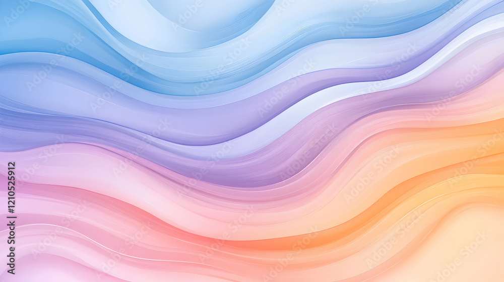 Abstract pastel wave background, vibrant colors, flowing lines, design element for website or print Abstract pastel wave background, vibrant colors, flowing lines, design element for website or print