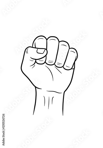 fist sketch 