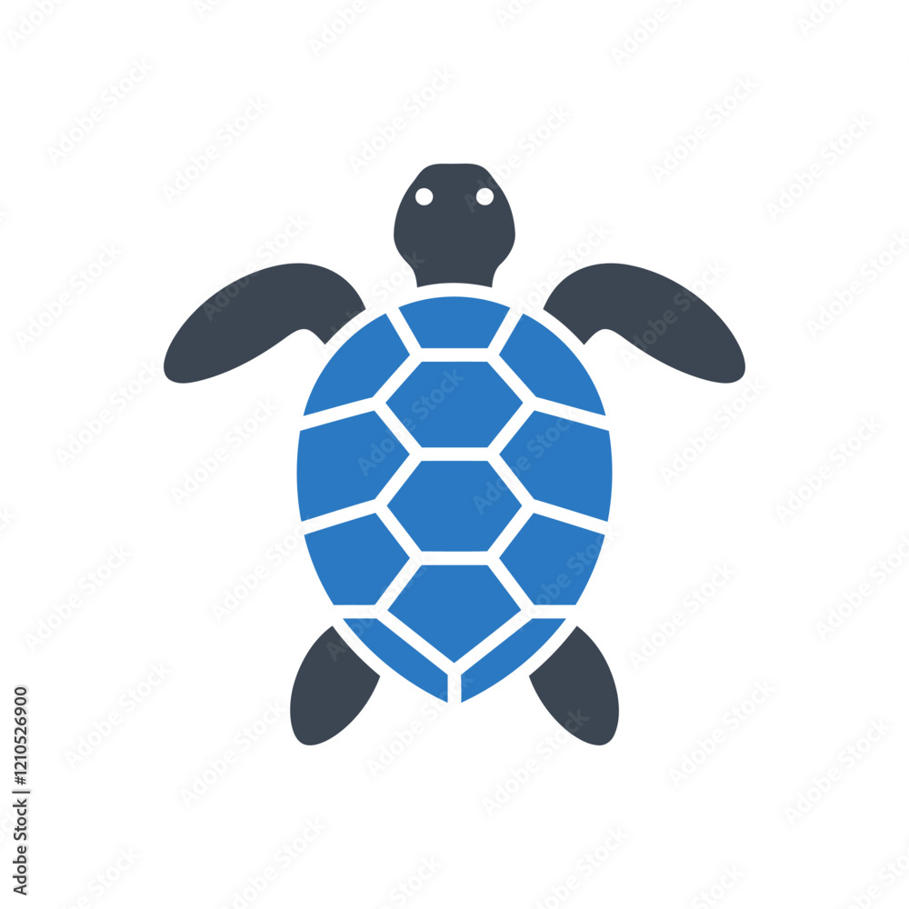 Obraz premium Turtle Nature Conservation Icon