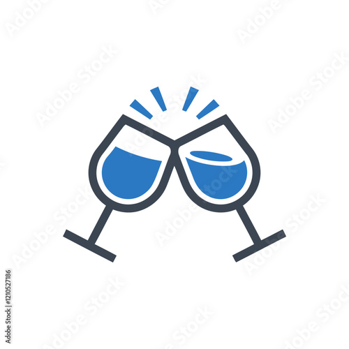 Toasting Glass Cheers Icon