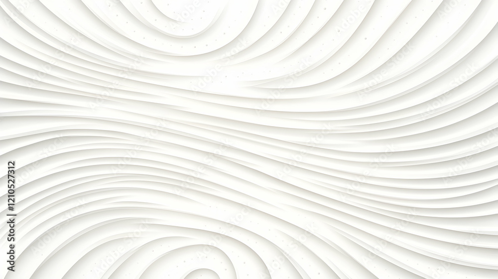 Abstract white wavy lines background texture. Ideal for website design or presentation