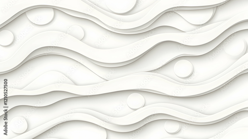 Abstract white wavy lines and circles background design for website or presentation Abstract white wavy lines and circles background design for website or presentation