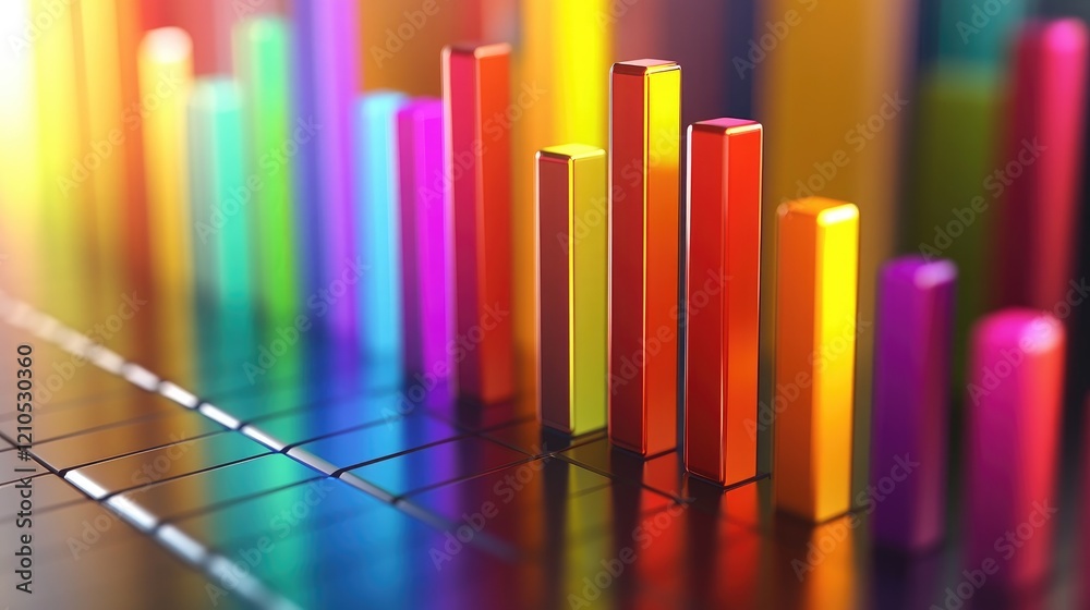 A high-resolution image of a D bar chart with vibrant, colored bars ascending against a sleek, modern background, showcasing data trends and comparisons. A high-resolution image of a D bar chart with vibrant, colored bars ascending against a sleek, modern background, showcasing data trends and comparisons.