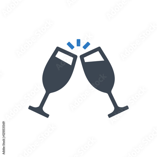 Toasting Glasses Icon