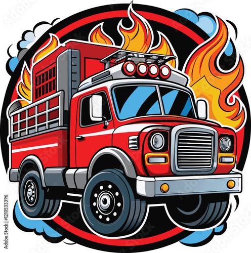Firetrucks embody preparedness, ensuring no flame is too large and no rescue mission too complex.
