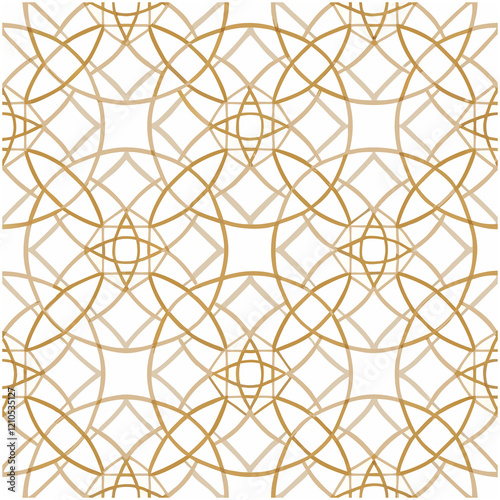 A seamless pattern with a golden and gold swirls
 photo