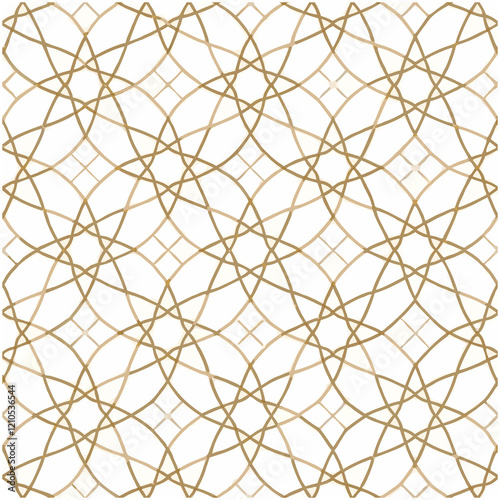 A seamless pattern with a golden and gold swirls
 photo